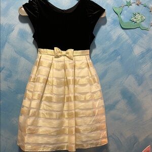 Black and Gold Formal Dress with Elegant Design